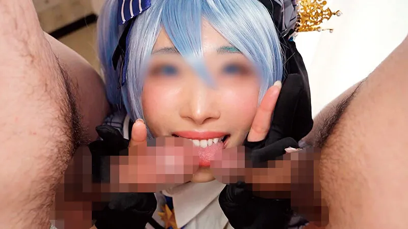 WTEX-018 Cosplay support. Otaku old man cumshot orgy shaved pussy G-cup natural onahole cosplayer Yuika gets f, screenshot 3