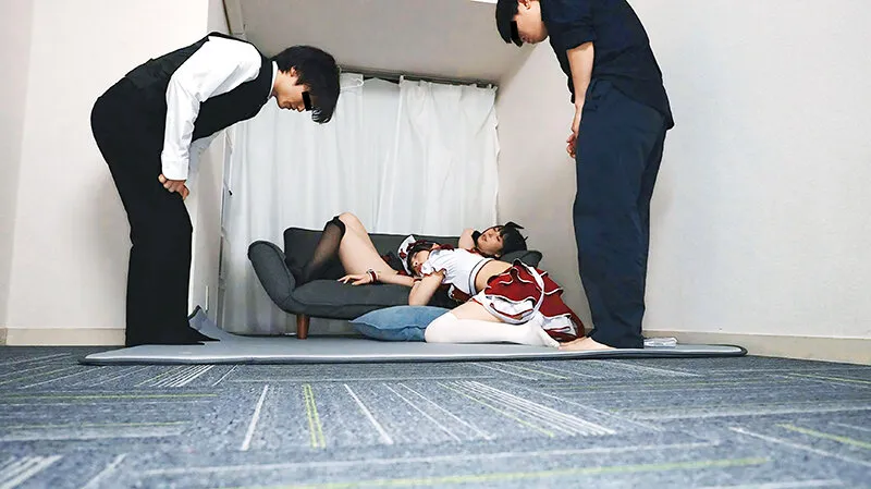 FTHTD-151 A night planned by the manager of a con cafe! A crazy sex party with female staff who fell into erot — Ikegami Otoha, Nagi Yasaka, Rena Makino, screenshot 6