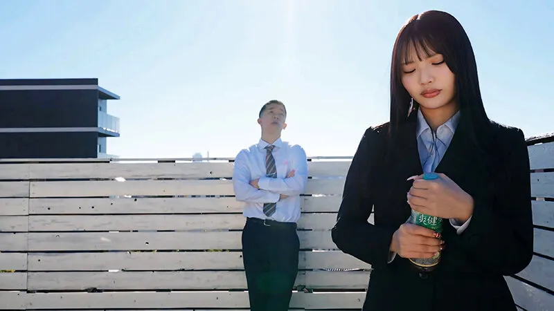 FTHTD-211 Lazy office worker girl, working late into the night at a black company, sleeping at the office and — Airi Sato, 佐藤愛瑠, screenshot 2