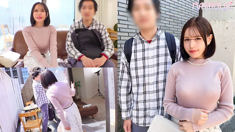 MGNL-145 \"Only for neat and clean married women! A no-hands condom challenge in front of her husband through — Riisa Kisaragi, 如月りいさ, screenshot 1