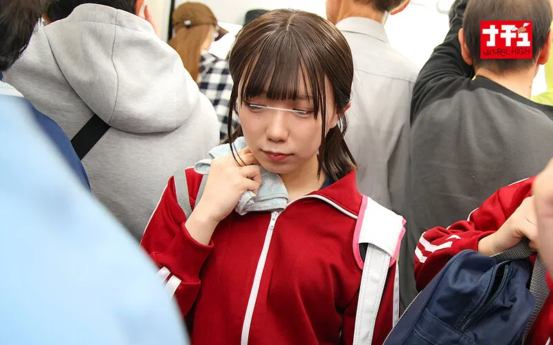 NHDTC-162 A sports girl is suddenly pulled down on the train to school, exposing her pussy and unable to escap, screenshot 3