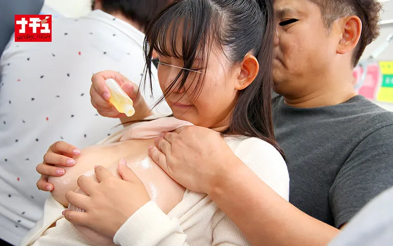 NHDTC-3402 Massage the big-breasted girl who stubbornly hides her nipples with oil until her hands become sens, screenshot 3