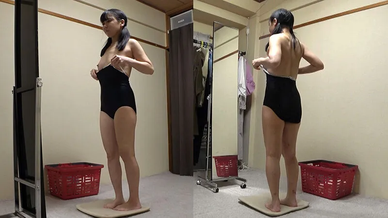 OKS-194 Yuuki Suzu: Wet, shiny, and clinging tightly to her body. A divine school swimsuit. Enjoy the sight of — Miwa Shirasaki, Yuki Suzu, screenshot 20