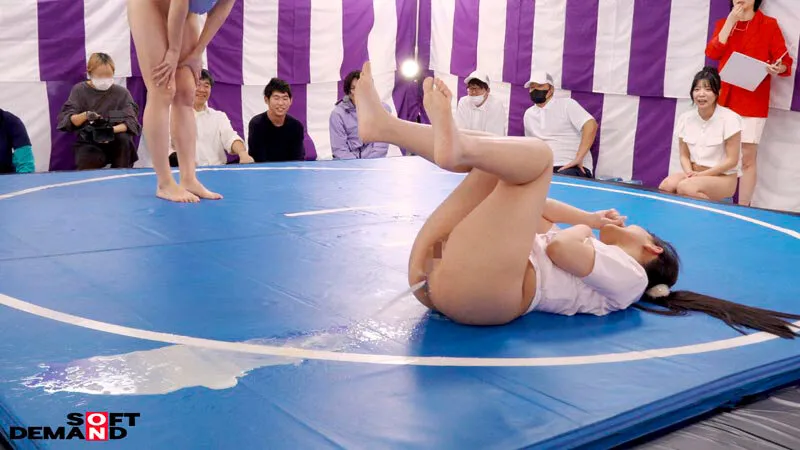 SDAM-174 First-ever Milk Enema Sumo Tournament 2 (Serious). Four ordinary women participated., screenshot 6