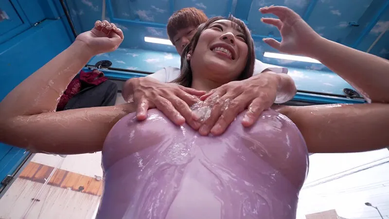 TOTTE-288 ハイレグモリマン食い込みクイ!クイ!スライムエステ体験!全身ヌルヌルスライムが乳首・アナル・膣まで侵食してビクビク痙攣イキ!理性崩壊しナマ挿入しちゃうなんて!撮って出し!マジックミラー号~かおりさん編, スクリーンショット 2