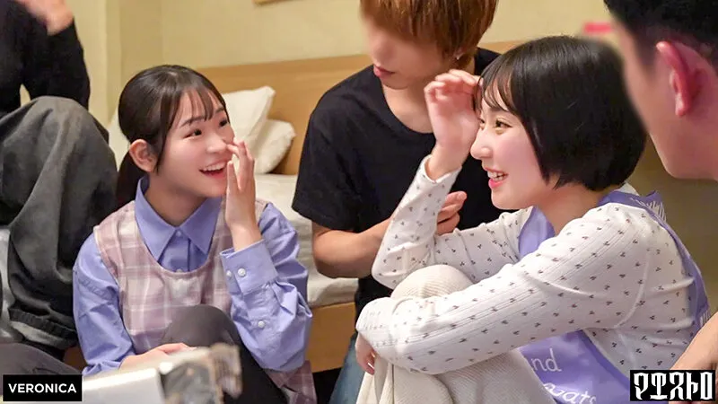 VRNC-095 Group sex with daycare teachers after work! Unable to contain my excitement at seeing their naked bod — Itoi Ruka, Sakura Okina, 糸井瑠花, screenshot 1