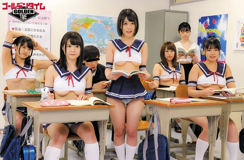 GDHH-115 The school I transferred to was "Ultra Cool Biz! 』\ Students and teachers bare their navel! Underwear — Hana Misora, KOTO, Kokoro Nanase, screenshot 3