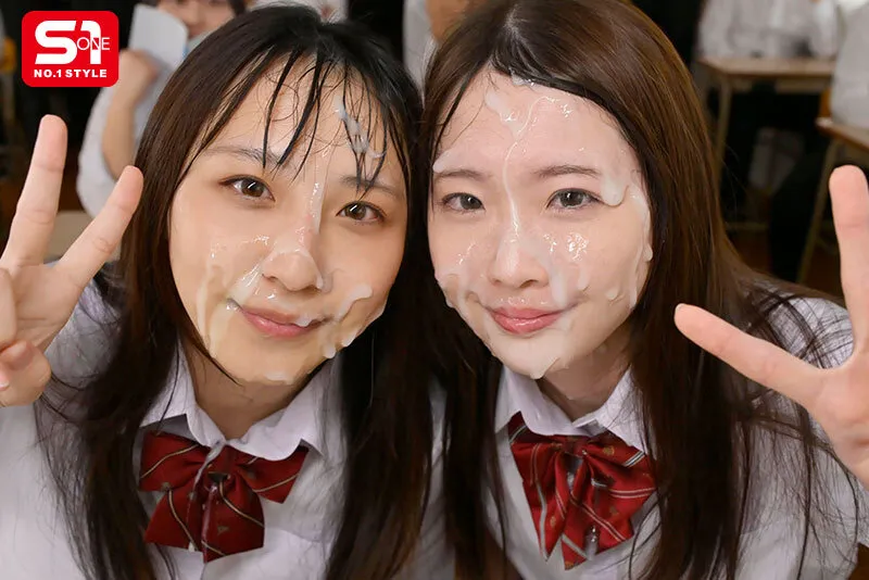 SNOS-326 July 28th is Bukkake Day! Fight 100 times! Sakika Shirakami, Nozomi Araki - Shirakami Sakka — Araki Kisora, Shirakami Sakka, screenshot 6