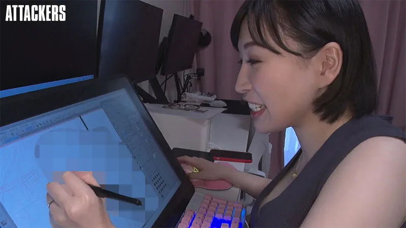 ATID-673 A currently active female manga artist makes her AV debut! She decided to debut as an exclusive AV ac — Square Aya, screenshot 1