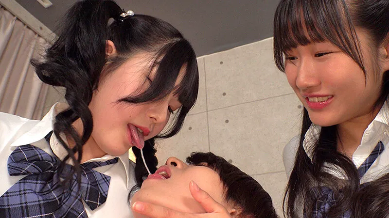 DNJR-153 — Amano Ririka, Hikaru Minazuki, Kanon Hazuki, screenshot 3