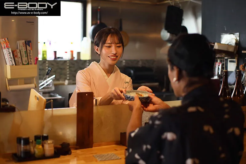 EYAN-208 A beautiful Japanese restaurant hostess, Akiho Sano (28), makes her AV debut with her pure white G-cu — Akiho Sano, screenshot 1