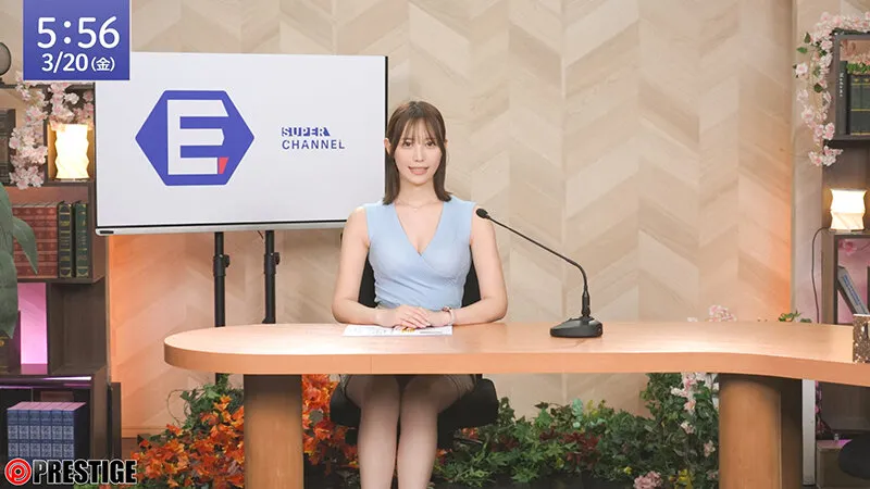 ABF-327 New female announcer "Sex" I'll do my best...! Alice Shaku — Alice Shaku, screenshot 1