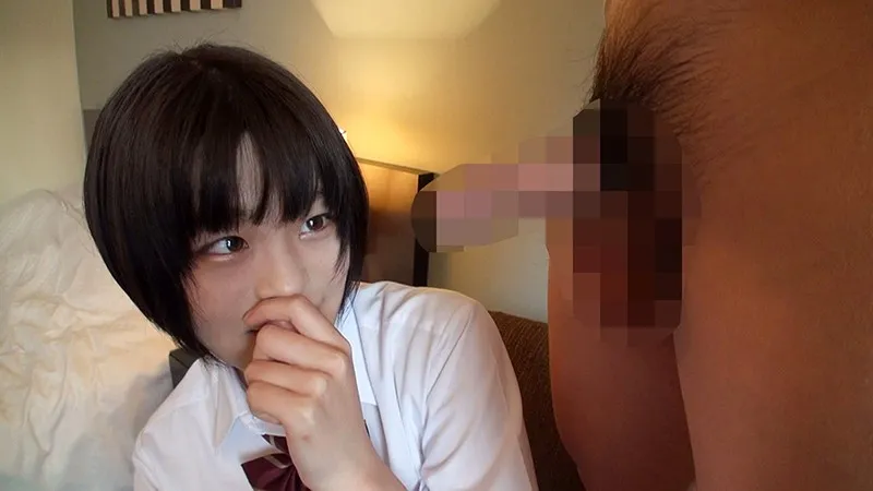 MEKI-004 An amateur busty schoolgirl raised in the countryside blushes in front of a stranger and innocent old, screenshot 1