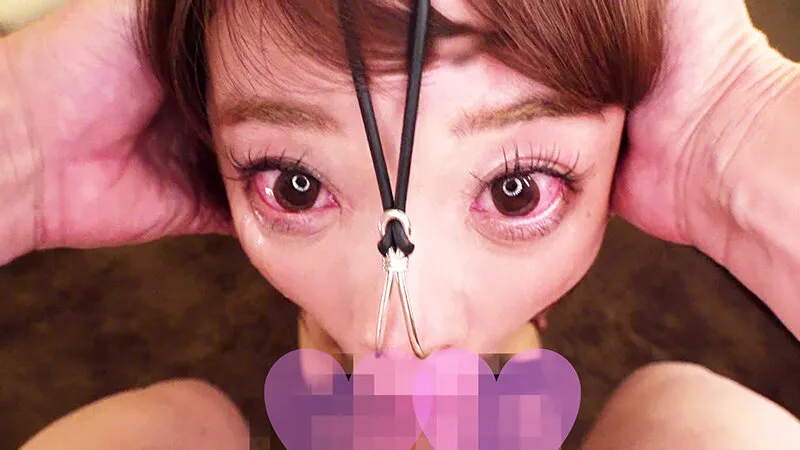 PYU-385 A woman with a nose hook ascends to heaven through deep throat sex, screenshot 2