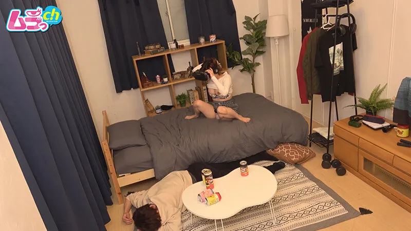 GRMO-318 Human Observation: I secretly played a prank on my secretly perverted female friend who was watching — Satsuki Toyooka, screenshot 2