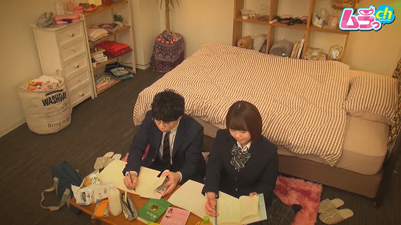 GRMR-096 Schoolgirl Voyeurism A Serious Couple Who Seems To Be Quiet Everywhere Have Their First Experiences W, スクリーンショット 1