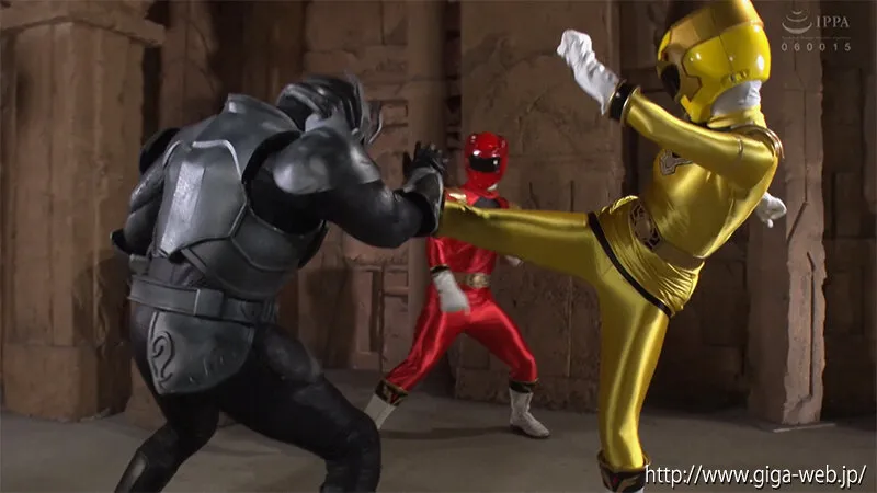 MSZ-019 Sentai Heroine playsucking Evil Fall - Tenyo Sentai Helios Knights - 100 0 - Shiseishinkai — Shiseishinkai, Uruki Sarara, 宇流木さらら, screenshot 1
