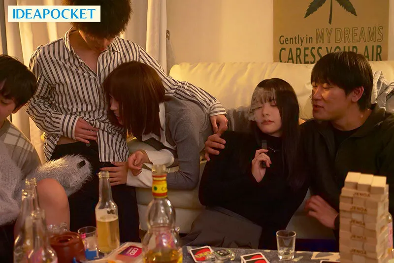 IPZZ-879 Wanting to escape my introverted lifestyle, I mustered up the courage to go to a drinking party with — Yamada Suzuna, screenshot 2