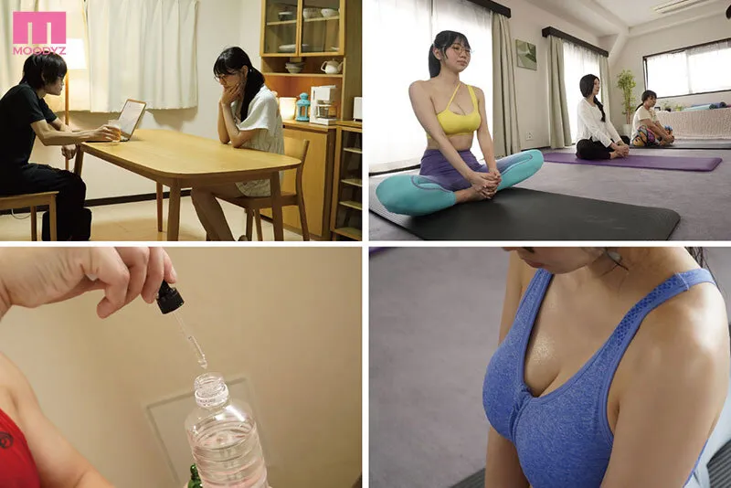 MIDA-460 Creampie Fertility Yoga Class - A Plain, Slender, Big-Titted Young Wife Gets Sweaty and Cummed Over a — Mitsuki Momota, 百田光希, screenshot 1