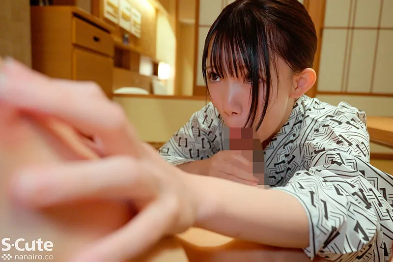 SQTE-664 On a holiday with my girlfriend. A creampie hot spring trip with my 146cm tall girlfriend Minami Hina — Minami & Hinano, 南日菜乃, screenshot 4
